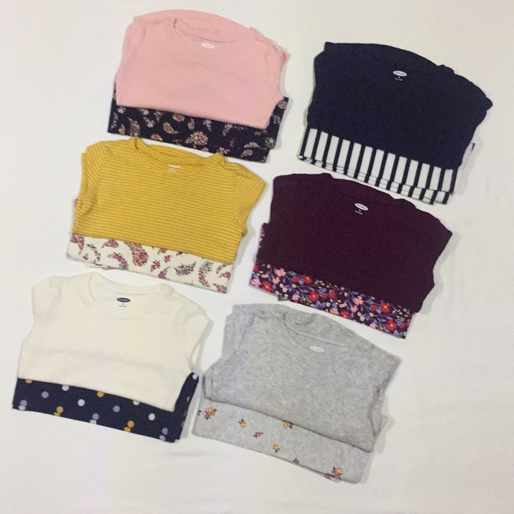 Lot Of 12 Old Navy Girls Leggings & Matching Tops